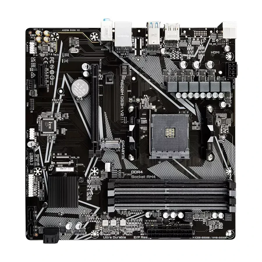 Материнская плата Gigabyte A520M DS3H V2 — 3