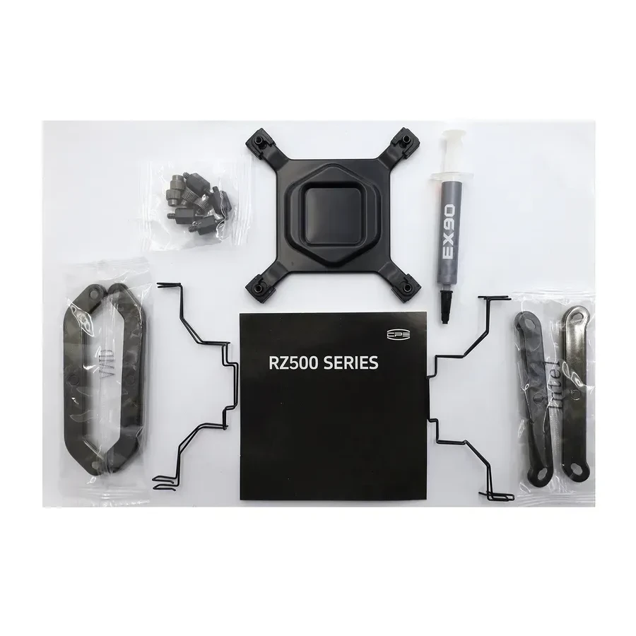 Вентилятор для процессора PCCooler RZ500 BK TDP 250W 4-pin 115X/1200/1700/1851/AM4/AM5 Черный — 4