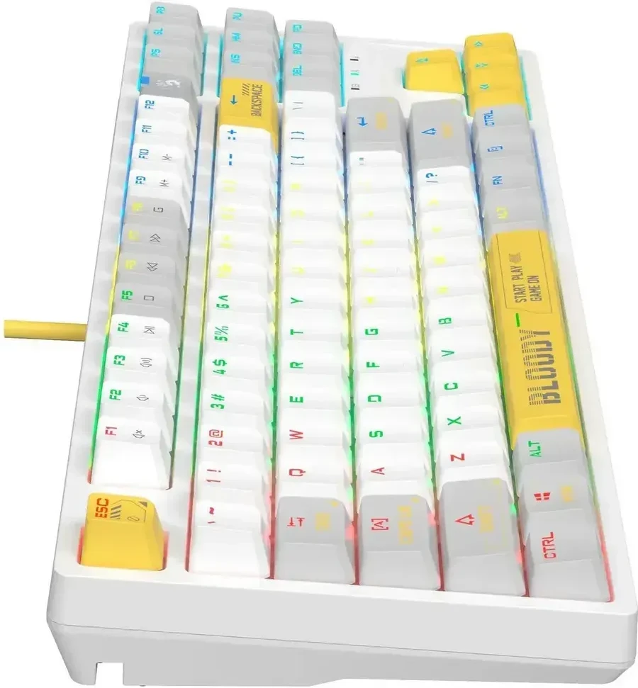 Клавиатура игровая Bloody S87 WHITE — 3