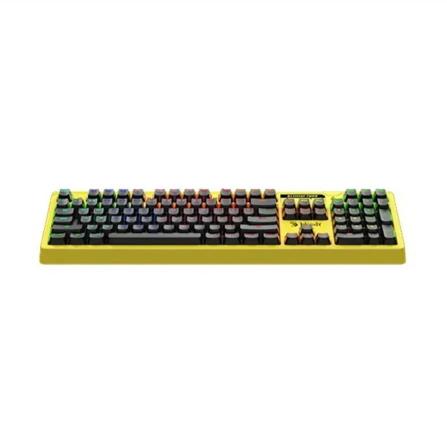Клавиатура игровая Bloody B810RC YELLOW <RGB, мех клавиатура> — 2