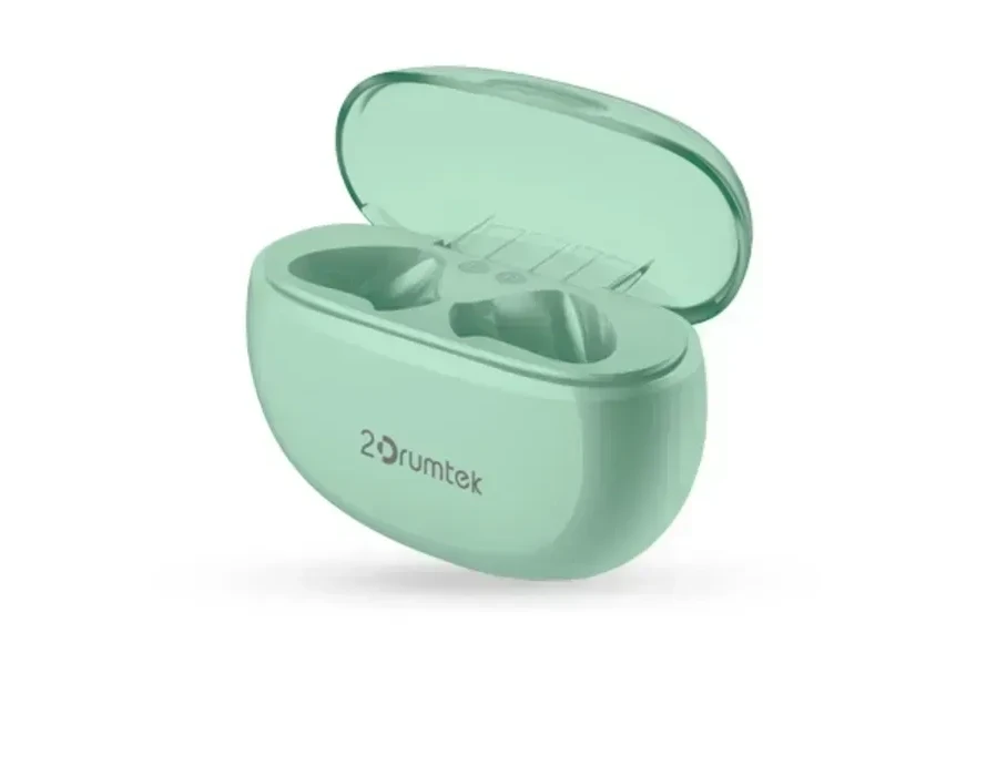 Наушники TWS A4tech 2Drumtek B20-MintGreen <BT v5.2, 20kHz, 102dB, Наушник: 40mAh , Кейс: 380mAh> — 3