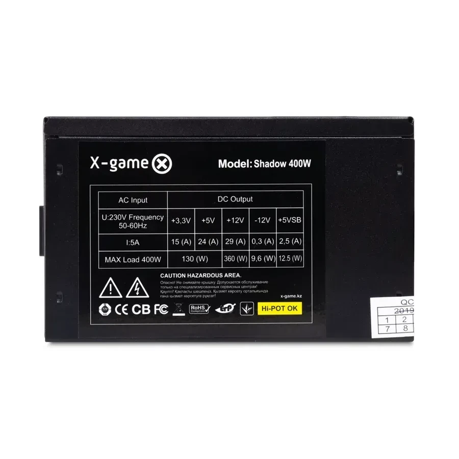 Блок питания XG Shadow 400W — 3