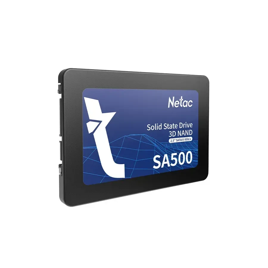 SSD накопитель Netac SA500 2.5 SATAIII 3D NAND SSD 512GB, R/W up to 520/450MB/s — 2