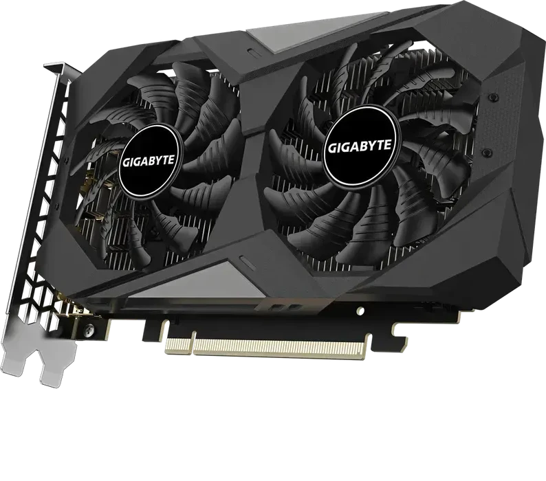 Видеокарта 6Gb PCI-E GDDR6 GIGABYTE GV-N3050WF2OCV2-6GD, 2xDP+2xHDMI, PCIe4.0, GeForce RTX 3050 — 5