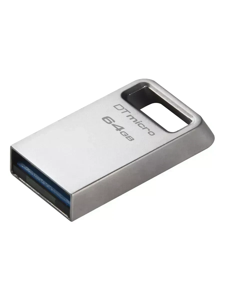 USB-флешка Kingston 64GB DataTraveler Micro 200MB/s Metal USB 3.2 Gen 1