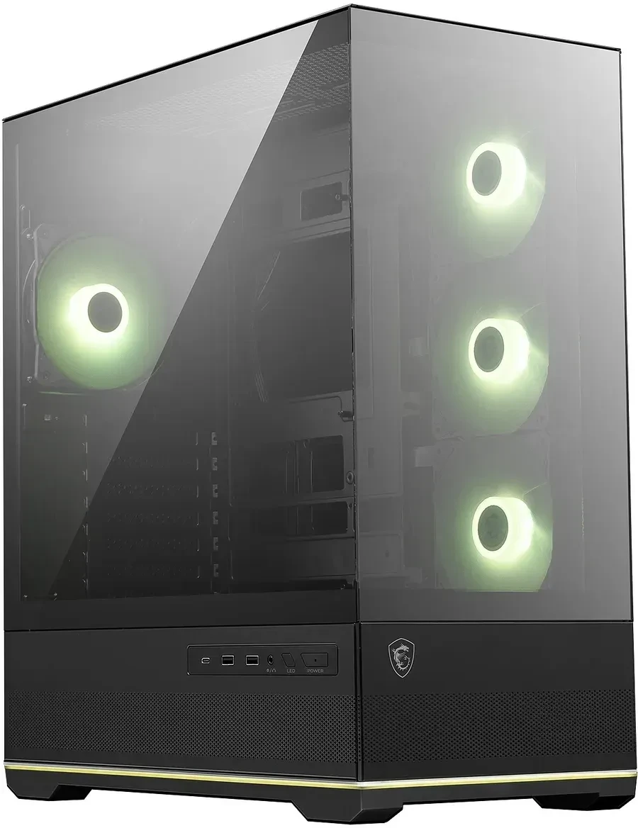 Компьютерный корпус MSI MAG PANO 110R PZ ATX/mATX/mITX, Back connect:ATX/mATX Type-C Black — 2