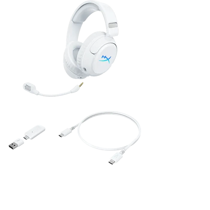 Гарнитура HyperX Cloud Flight 2 Wireless White B5VC5AA — 5