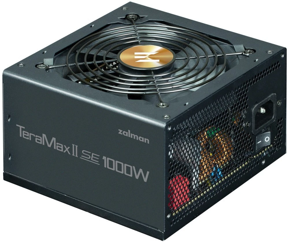 БП ATX 1000W Zalman ZM1000-TMX2SE, Gold, 24+4/20+4+8/24+8+8, 12cm, 4x6+2p PCI-E