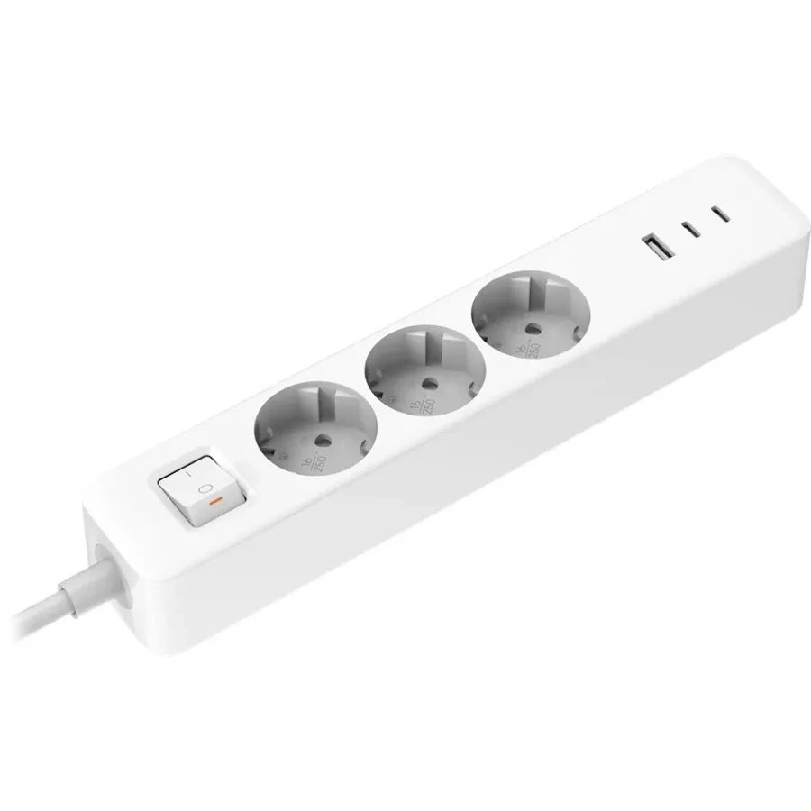 Удлинитель Xiaomi 20W Power Strip (2C1A) EU