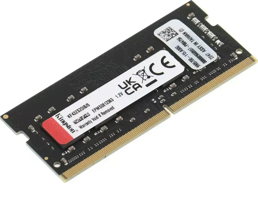 Оперативная память Kingston DRAM 8GB 3200MT/s DDR4 CL20 SODIMM FURY Impact — 4