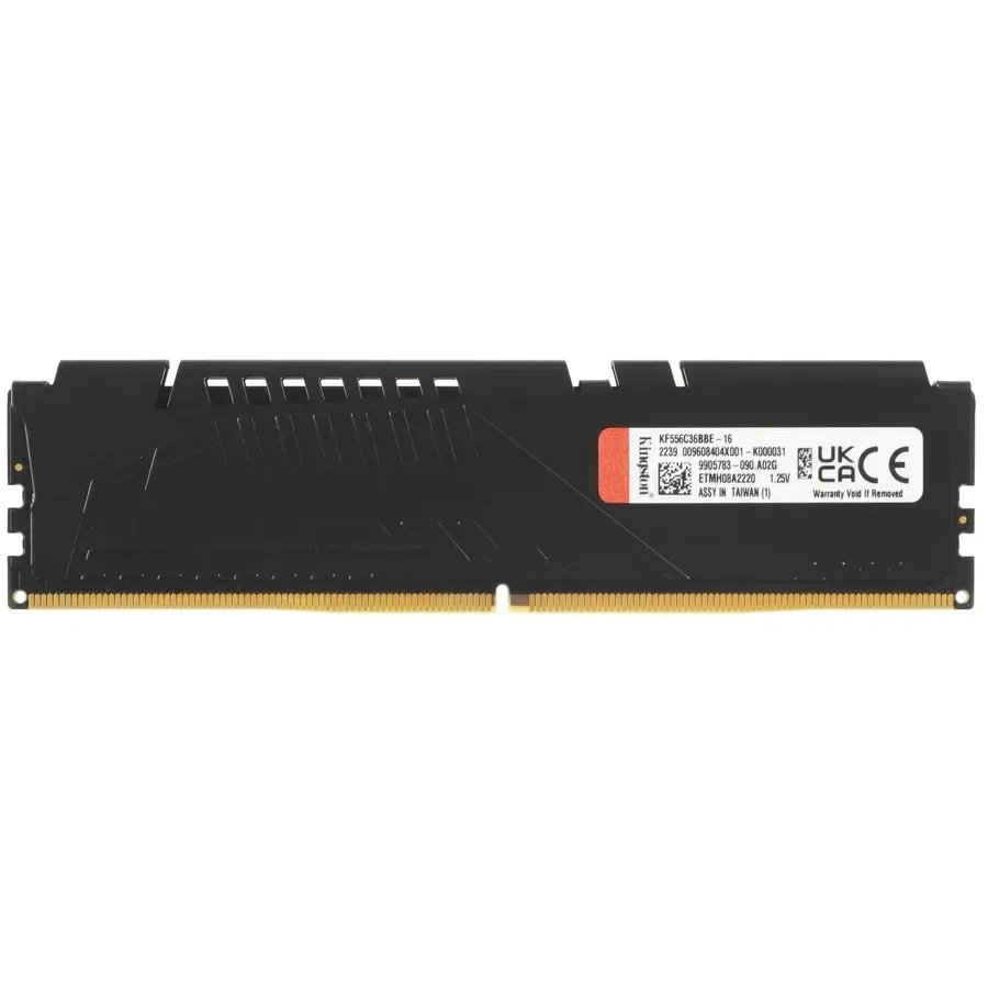 Оперативная память Kingston DRAM 16GB 5600MT/s DDR5 CL36 DIMM FURY Beast Black EXPO — 2