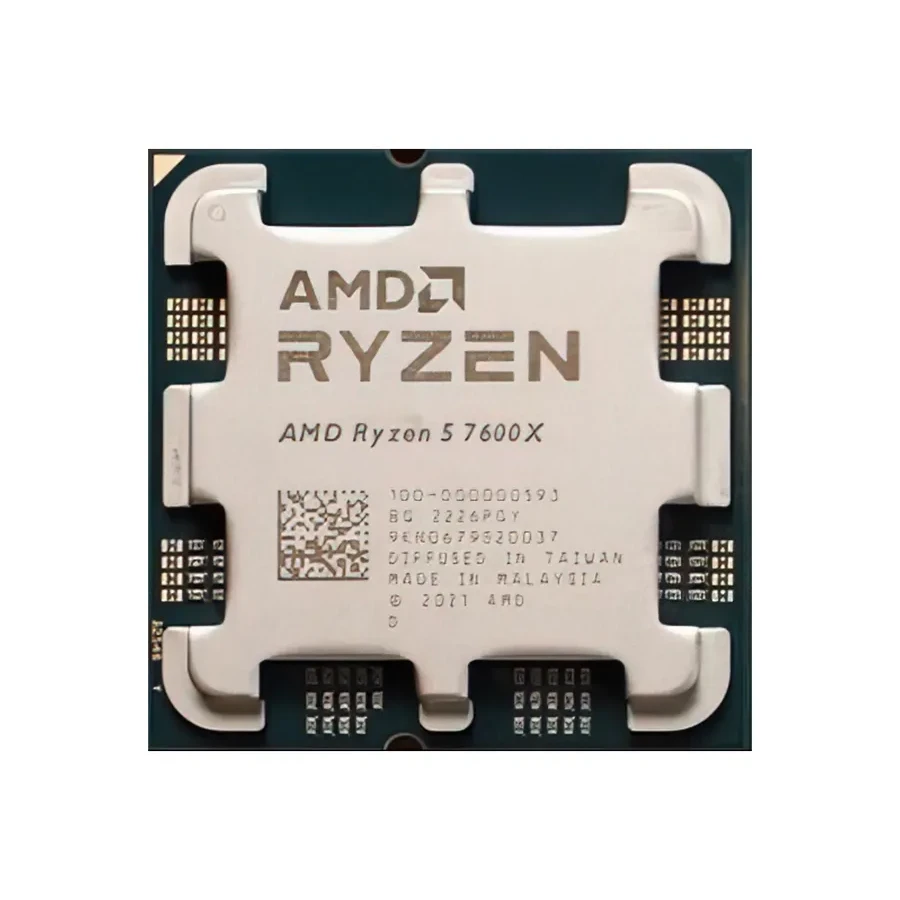 Процессор AMD Ryzen 5 7600X, AM5/6 cores/Zen4/4.7GHz/32MB L3/5nm/Radeon Graphics/105W, OEM