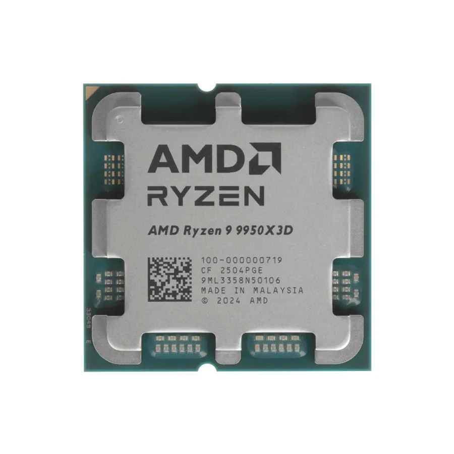 Процессор AMD Ryzen 9 9950X3D, AM5/4.3GHz/128MB L3/Radeon Graphics/170W, OEM