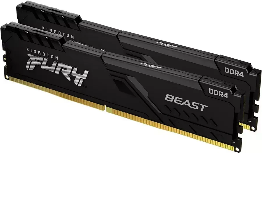Оперативная память Kingston DRAM 32GB 3600MT/s DDR4 CL18 DIMM (Kit of 2) FURY Beast Black — 4