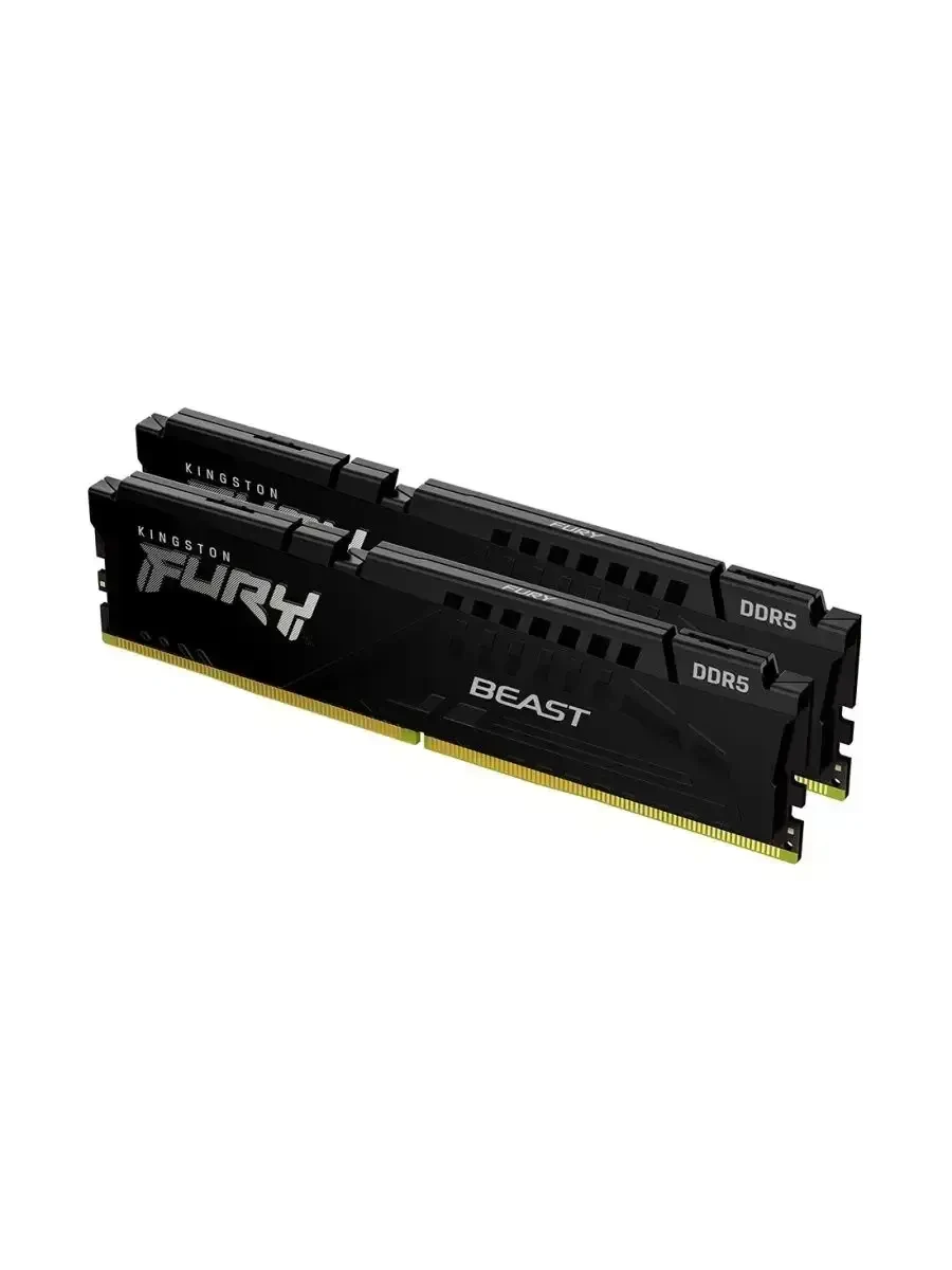 Оперативная память Kingston DRAM 32GB 5200MT/s DDR5 CL40 DIMM (Kit of 2) FURY Beast Black XMP