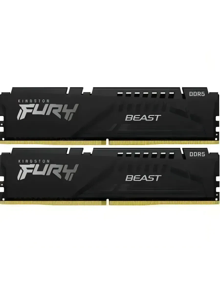 Комплект модулей памяти Kingston FURY Beast Black KF560C30BBEK2-32 DDR5 32GB (Kit 2x16GB) 6000MHz