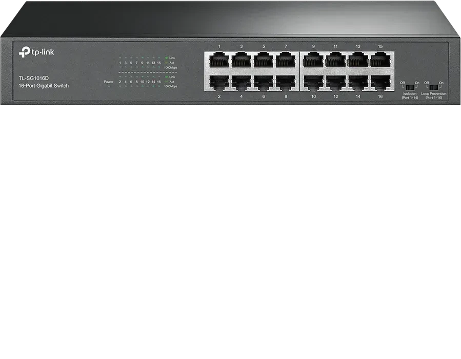 Коммутатор TP-Link TL-SG1016D — 2