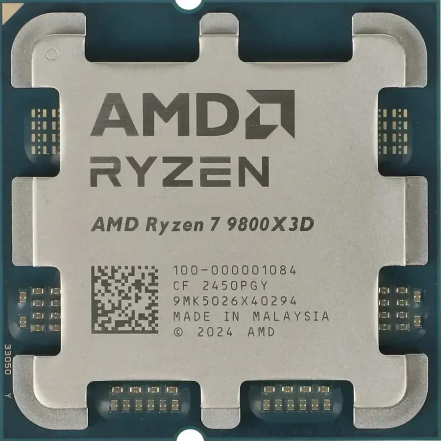 Процессор CPU AMD Ryzen 7 9800X3D, 4.7(up to 5.2) GHz/ 8C/16T/ 8+96Mb/ 120W Socket AM5, oem