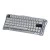 Клавиатура GravaStar Mercury V60 Pro, Chrome Silver, Magnetic Switch, 64 keys EN/RU, USB cable — 3