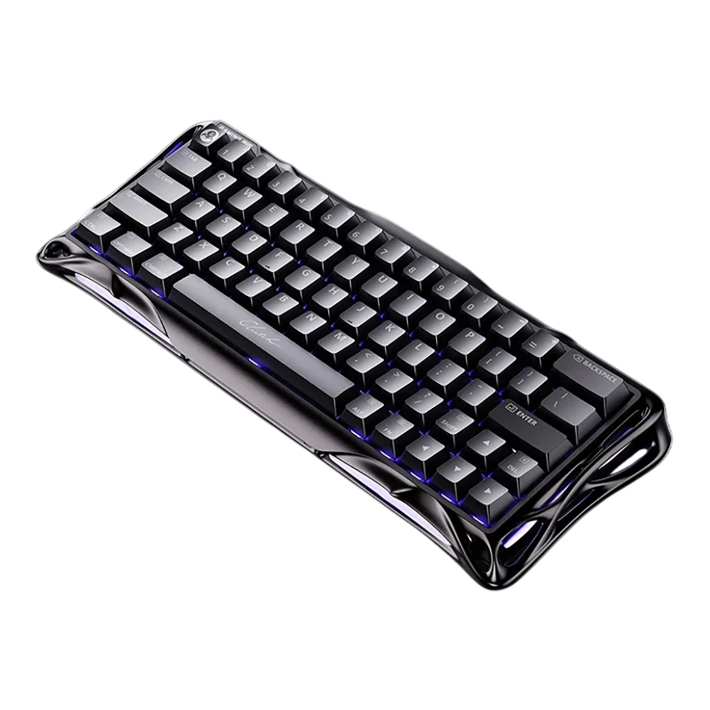 Клавиатура GravaStar Mercury V60 Pro, GunMetal, Magnetic Switch, 64 keys EN, USB cable