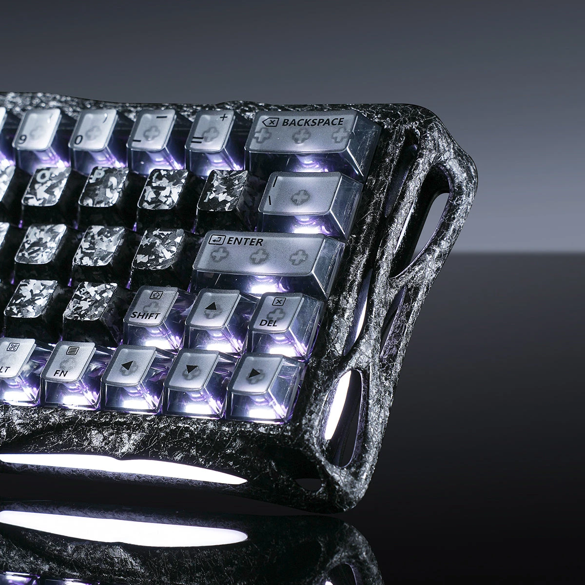 Клавиатура GravaStar Mercury V60 Pro, Cyber Frost Black, Magnetic Switch, 64 keys EN/RU, USB cable — 2