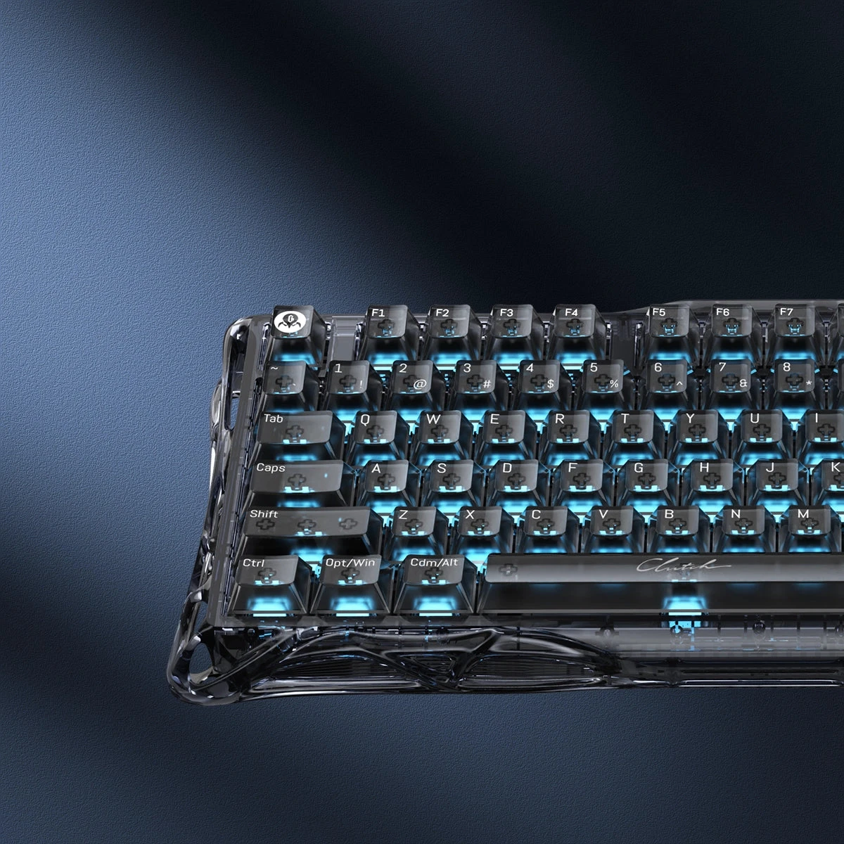 Клавиатура GravaStar Mercury V75 Lite, Onyx Crystal, Magnetic Switch, 80 keys EN, USB cable — 3