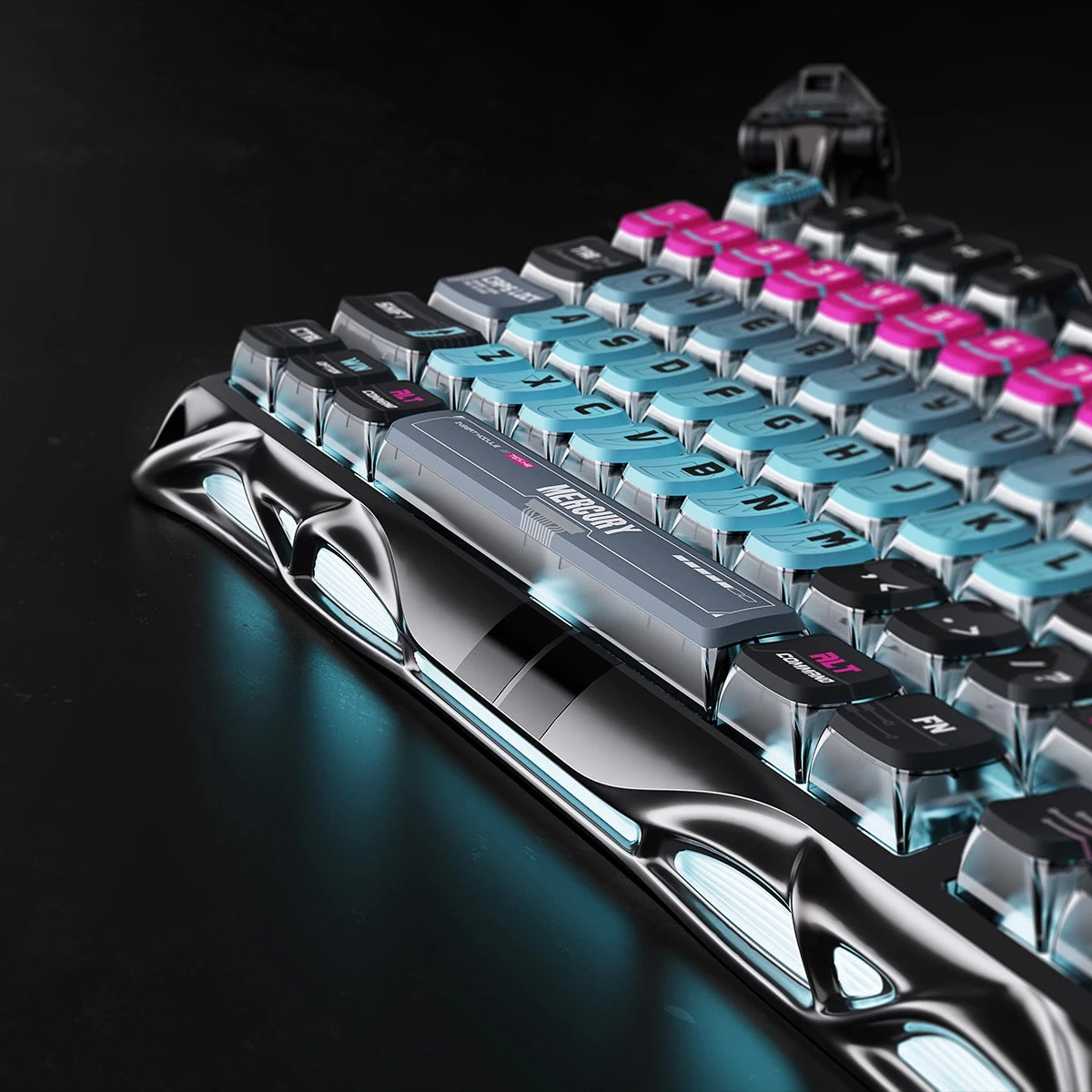 Клавиатура GravaStar Mercury V75 Pro, Cyberpunk, Magnetic Switch, 79 keys EN, USB cable — 3