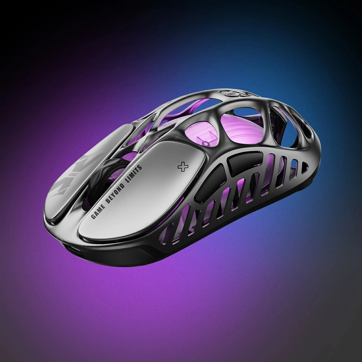 Мышь GravaStar Mercury XPro Interstellar Silver, PAW3950, 32000 DPI, 2.4/BT/Wired, 49±3g — 2