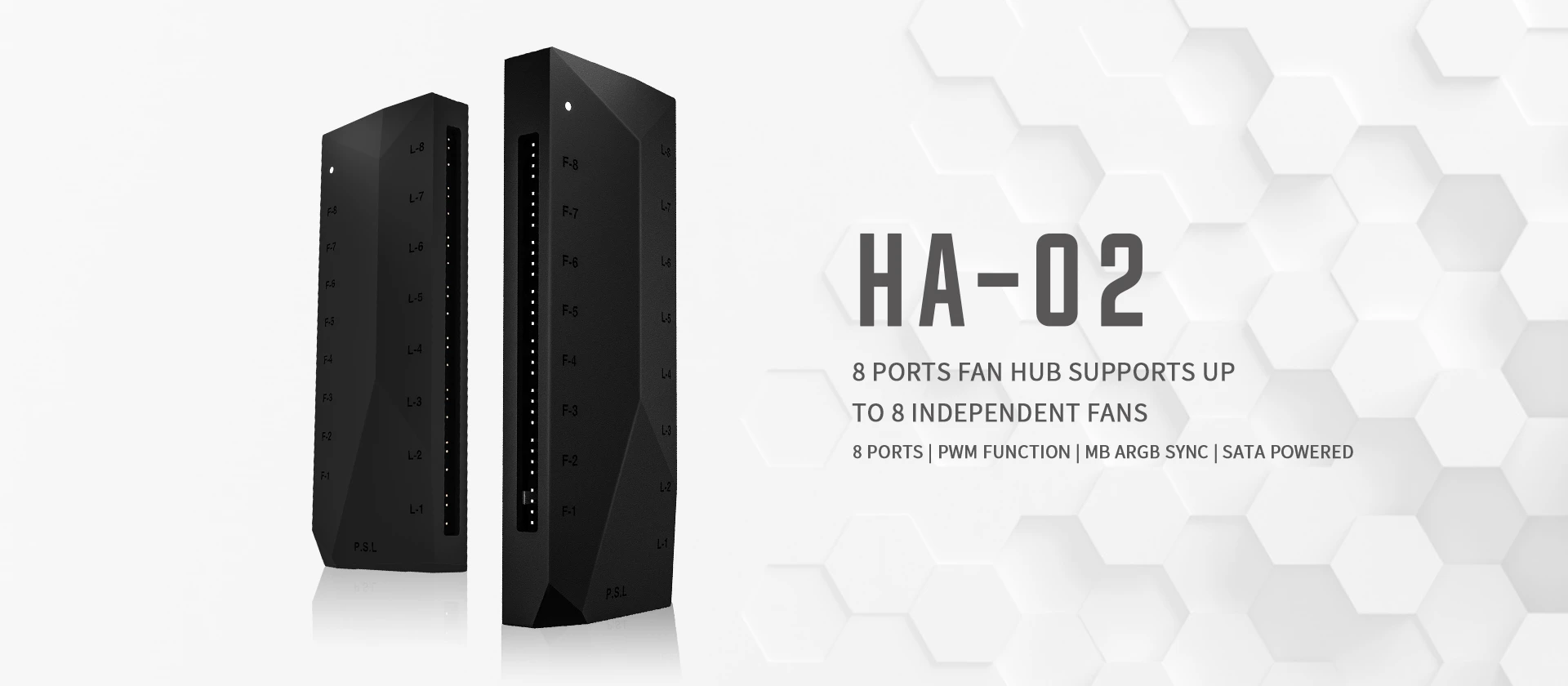 Контроллер вентиляторов ID-COOLING HA-02, 8x PWM + 8x ARGB