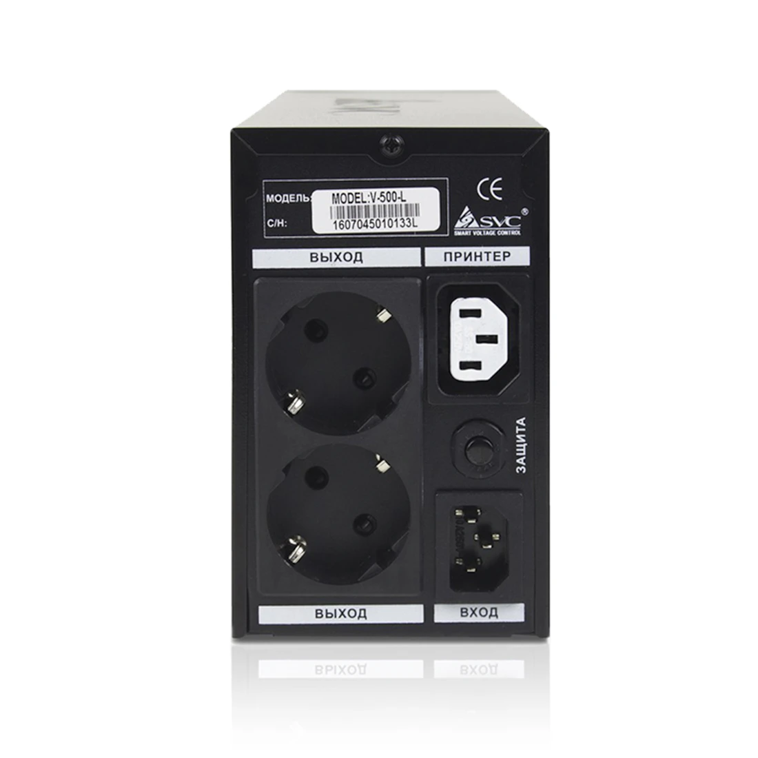UPS SVC V800-L, 800VA, 480W, 1x12V/9Ah, AVR 165-275 V, 2+1 розет. — 3