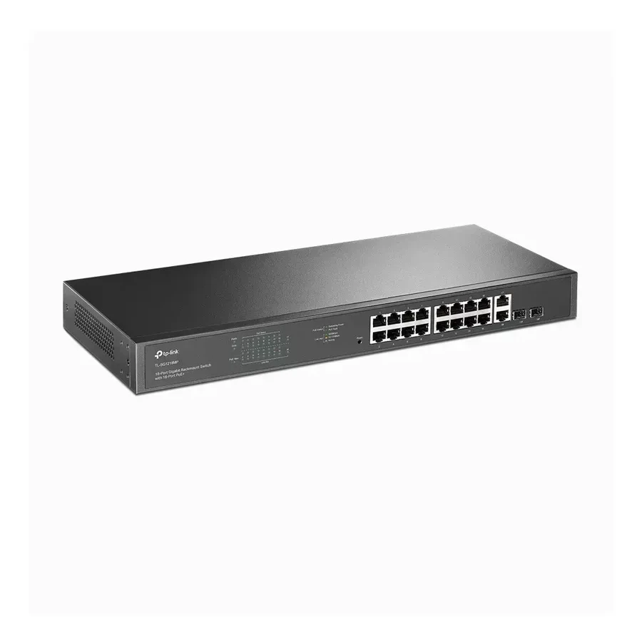 Коммутатор PoE+ GbE 18-портовый Tp-Link TL-SG1218MP