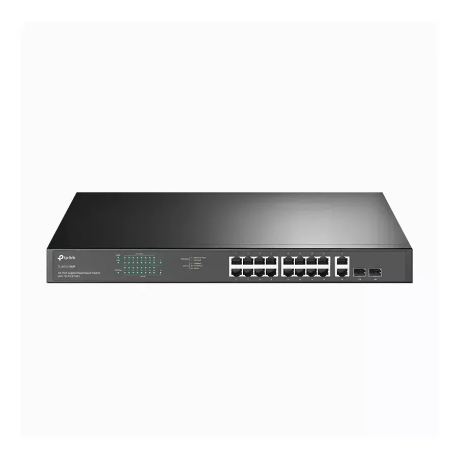Коммутатор PoE+ GbE 18-портовый Tp-Link TL-SG1218MP — 2