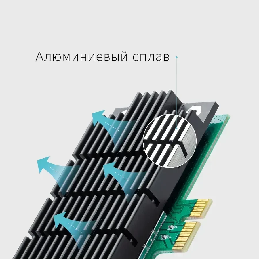 Сетевой адаптер беспроводной PCIe AC1200 Tp-Link Archer T4E — 4