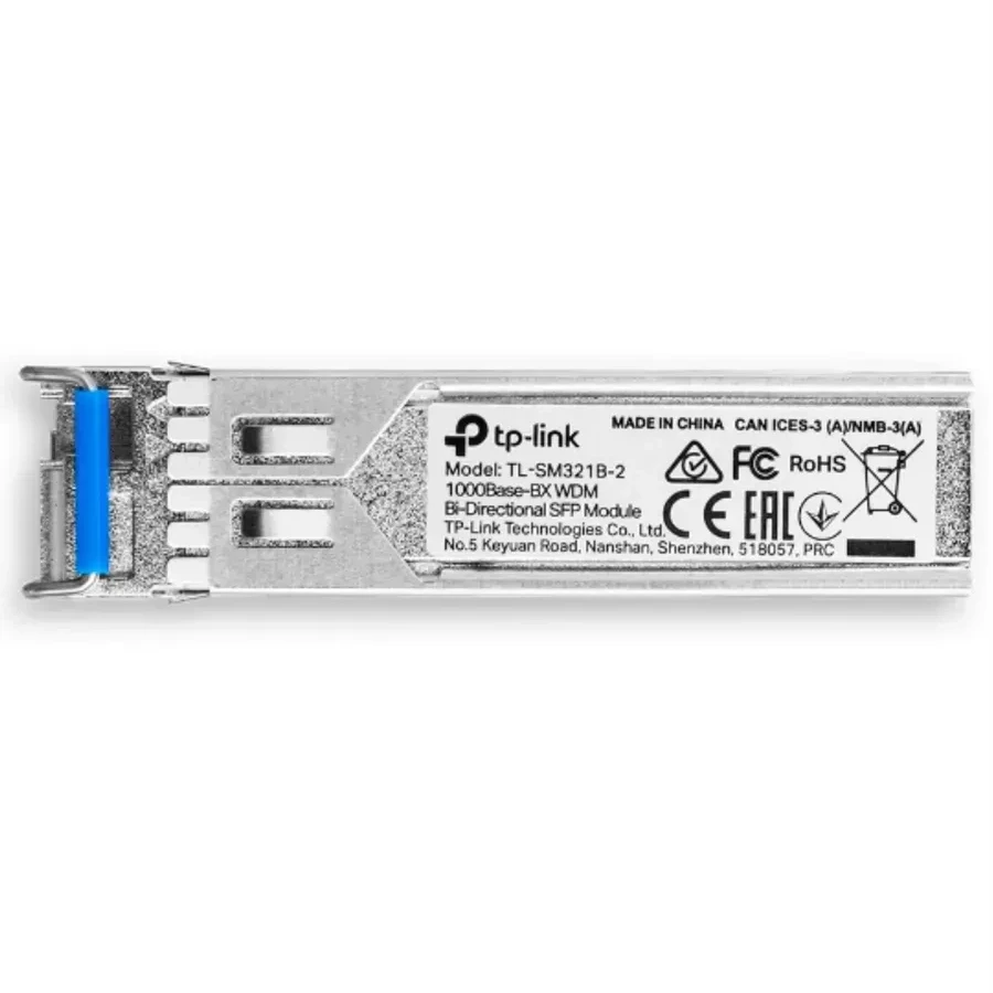 Оптический трансивер GbE SFP WDM Tp-Link SM321B <1.25Gbs, SM, Bi-di, 1310Tx/1550Rx 20km> — 2