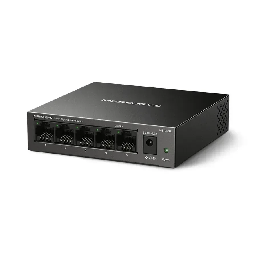 Коммутатор GbE 5-портовый Mercusys MS105GS