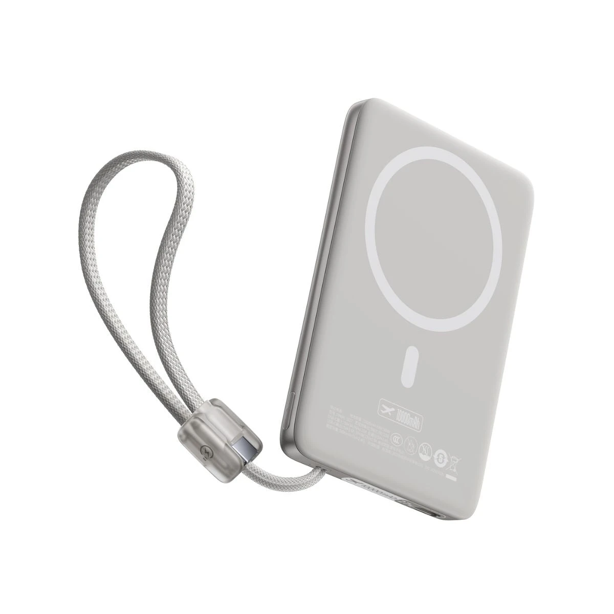 Портативный внешний аккумулятор Baseus PicoGo AM41 Slim Magnetic Power Bank 10000mAh 27W Titanium — 2