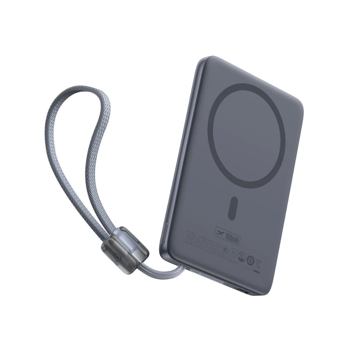 Портативный внешний аккумулятор Baseus PicoGo AM41 Slim Magnetic Power Bank 10000mAh 27W Space Grey — 2