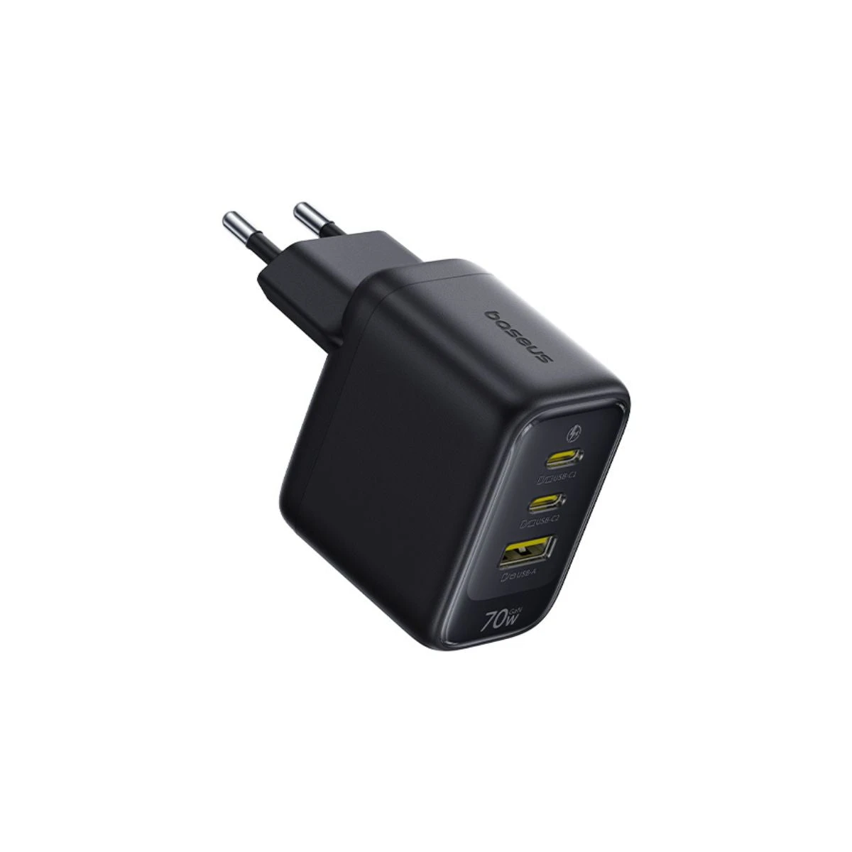 Адаптер питания Baseus EnerFill FE22 Fast Charger 2C+U 70W EU Cosmic Black — 3