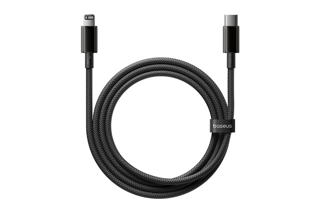 Интерфейсный кабель Baseus Tungsten Fast Charging Data Cable USB-C to iP 30W 1.2m Cluster Black