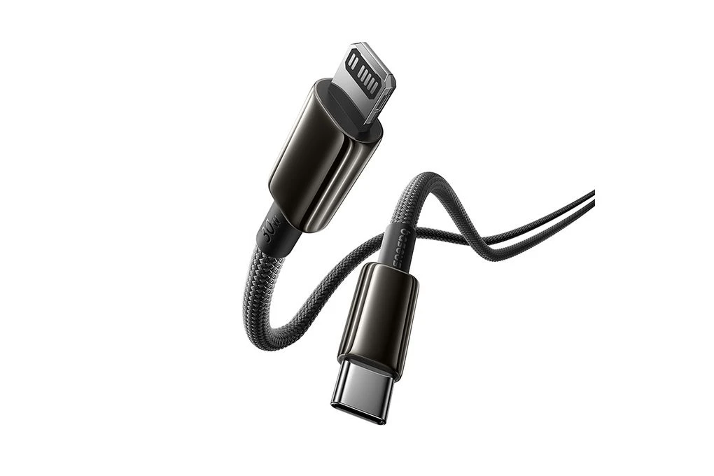 Интерфейсный кабель Baseus Tungsten Fast Charging Data Cable USB-C to iP 30W 1.2m Cluster Black — 3