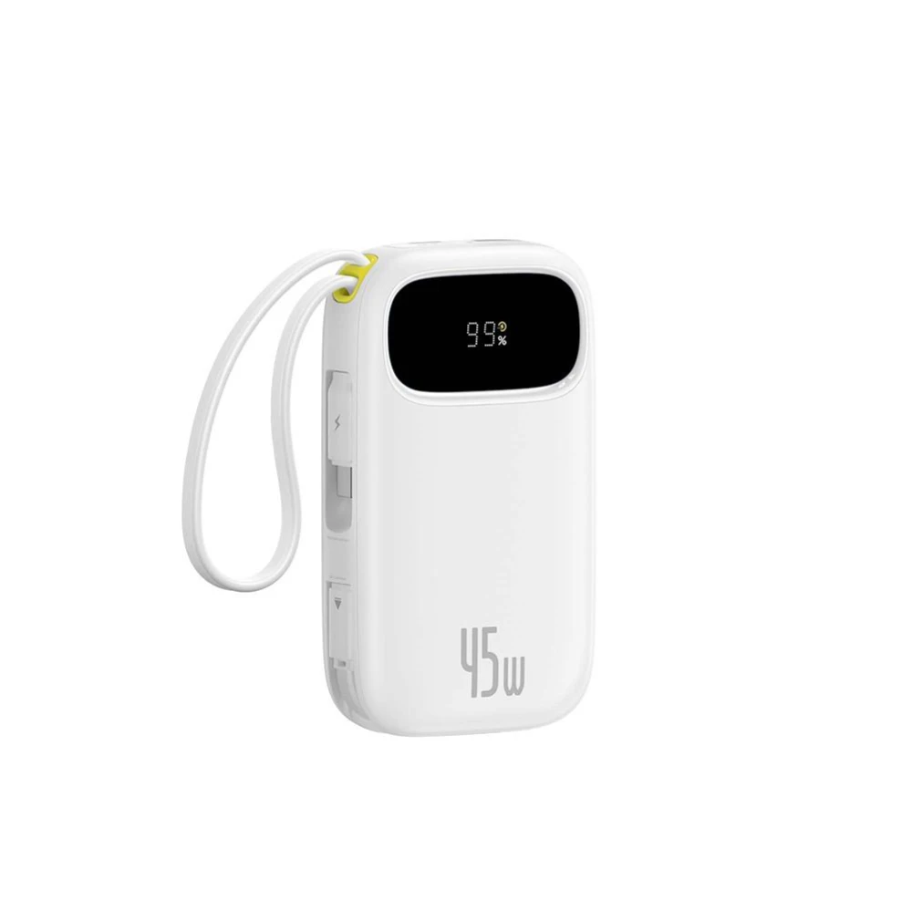 Портативный внешний аккумулятор Baseus EnerFill FC31 QPow 3C 20000mAh 22.5W Dual Cable White — 2