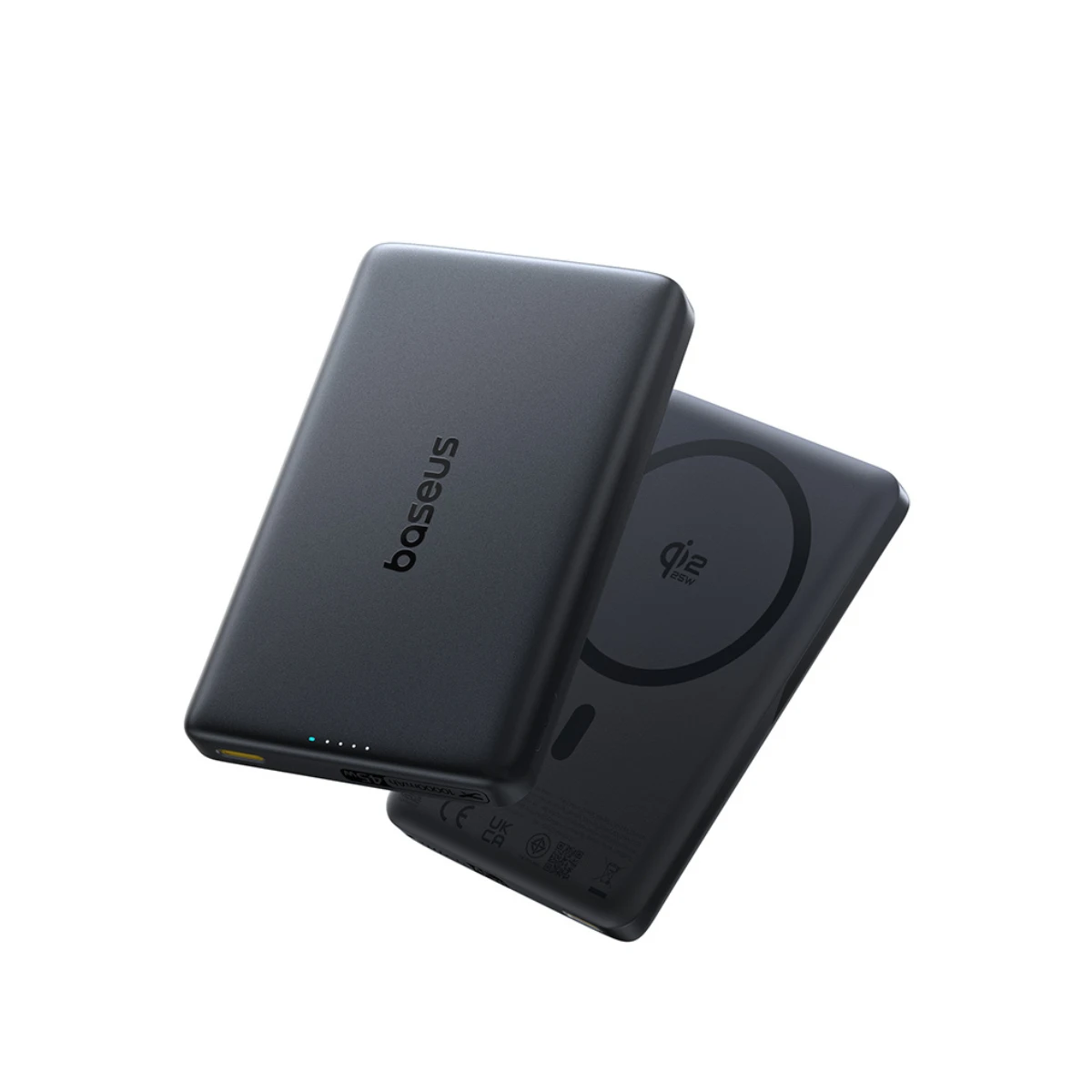 Портативный внешний аккумулятор Baseus PicoGo AM52 Qi2.2 10000mAh 45W USB-C Cable 30cm Black — 4