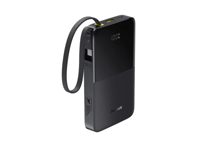 Портативный внешний аккумулятор Baseus FP51 Bipow 2 Pro CCC 20000mAh 30W Cable Black
