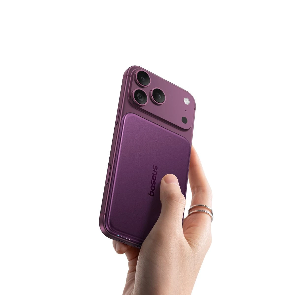 Портативный внешний аккумулятор Baseus PicoGo Air AM71 CCC 5000mAh 22.5W Dark Cherry — 5