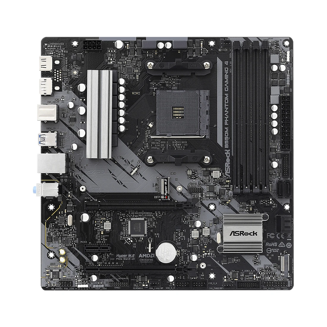 Материнская плата ASRock B550M PHANTOM GAMING 4 — 2