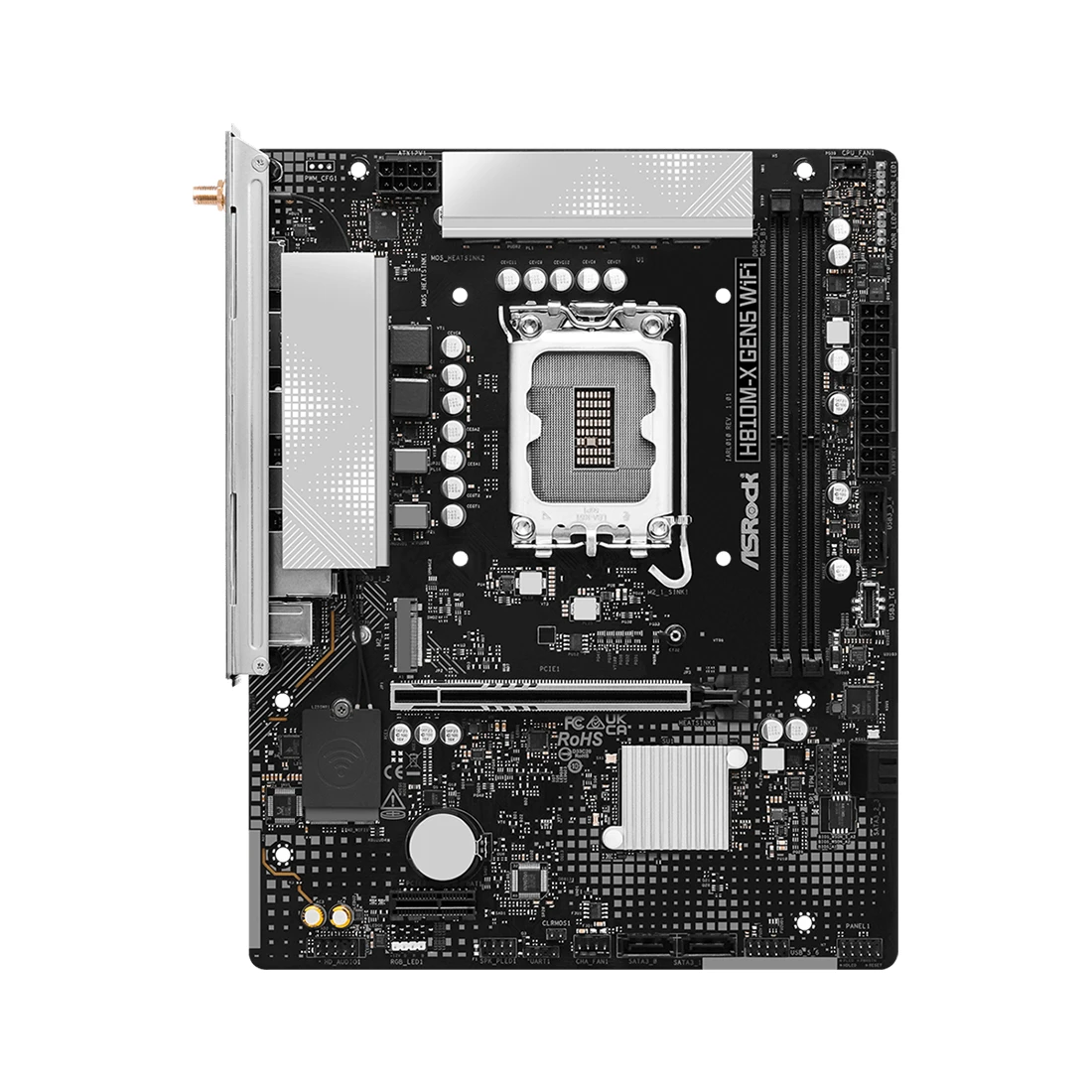 Материнская плата ASRock H810M-X Gen5 WiFi — 2