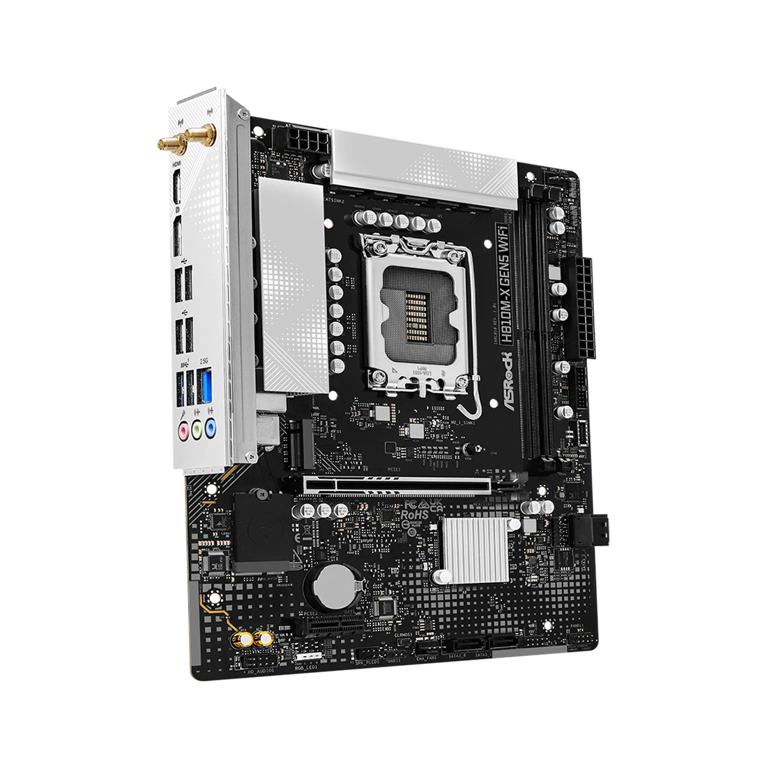 Материнская плата ASRock H810M-X Gen5 WiFi — 3