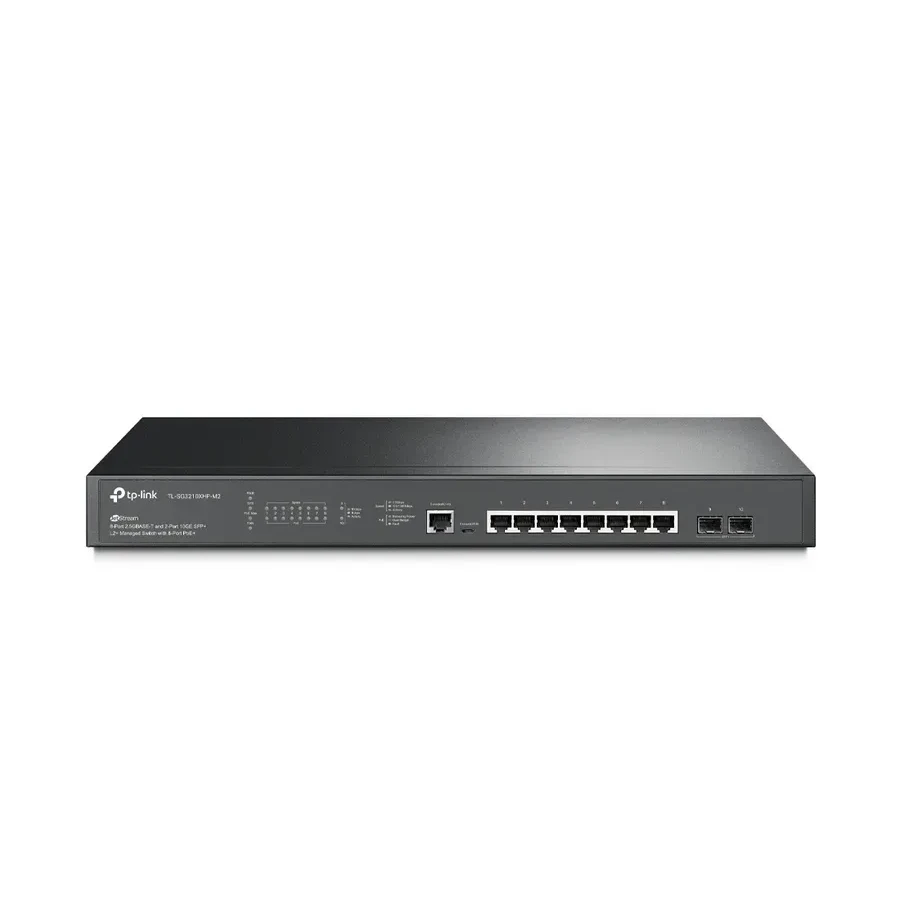 TP-Link JetStream TL-SG3210X Управляемый коммутатор с 8 PoE+ портами и 2 SPF+ слотами 10 GE — 2
