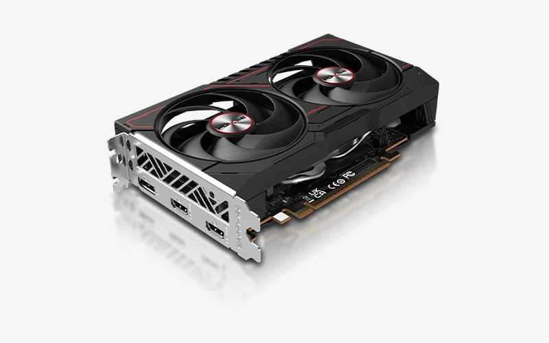 Видеокарта SAPPHIRE PULSE Radeon RX 9060 Gaming OC 8GB — 3