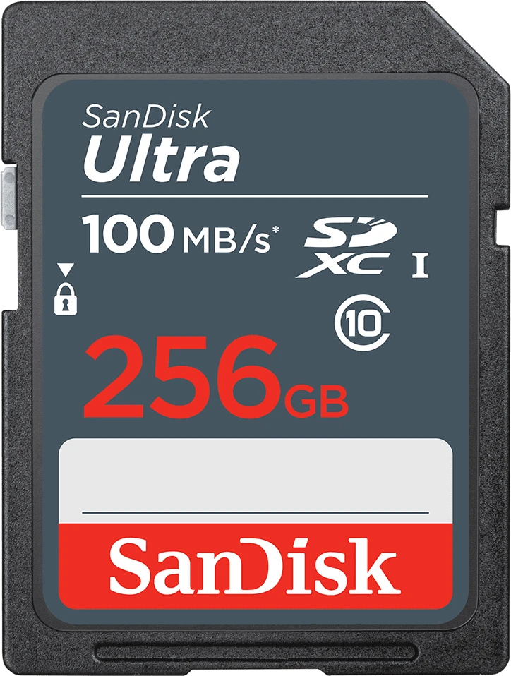 Карта памяти SANDISK Ultra 256GB SDXC Memory Card 100MB/s